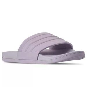 Adidas Women's Adilette Comfort Slide Sandals - Soft Lavender size 10